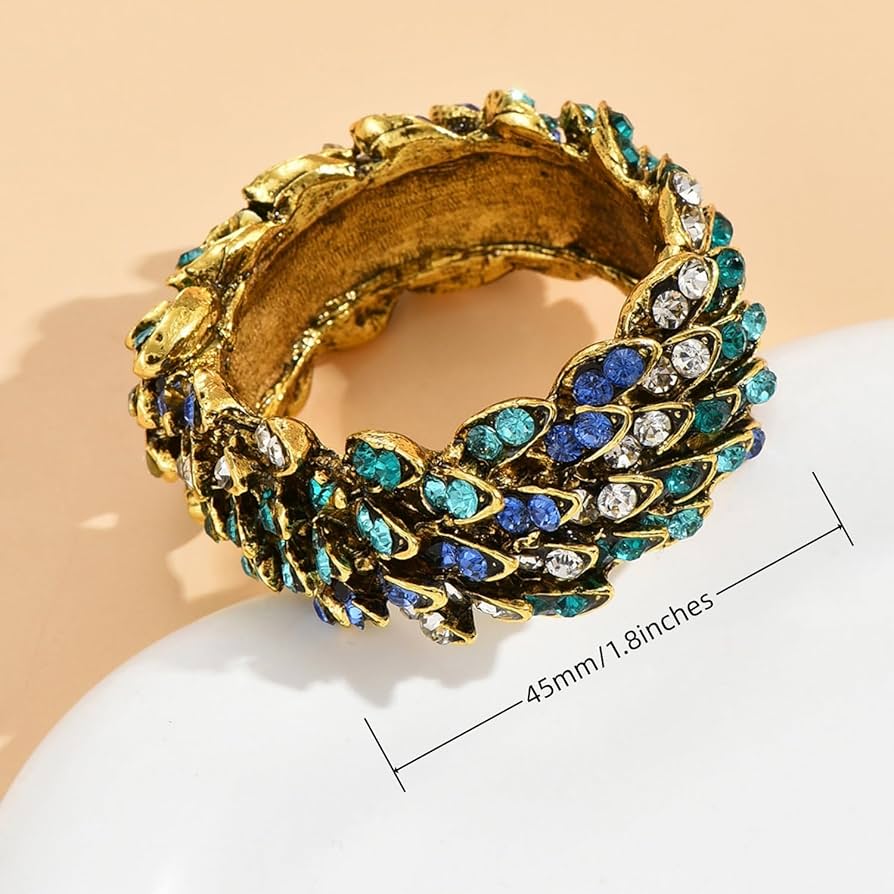 Amazon.co.jp: SCTD クリスタルナプキンリング 6個セット